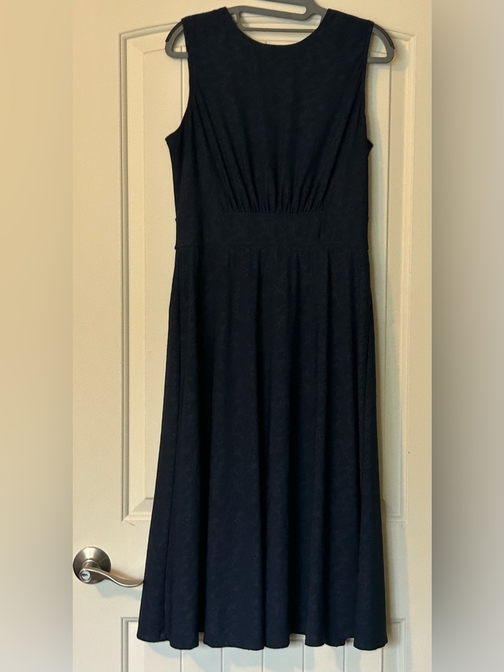 Classic Navy Blue  Sleeveless Maxi Dress